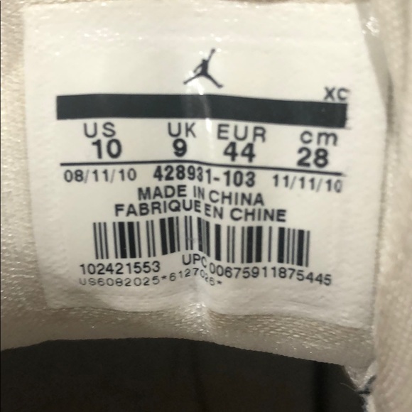 Jordan shoes size 10 - Picture 2 of 4